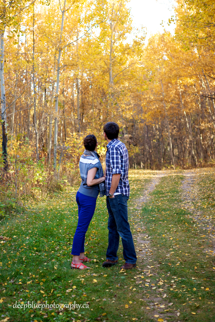 A Picture From Blackfoot Trails Engagement Pictures During The Fall