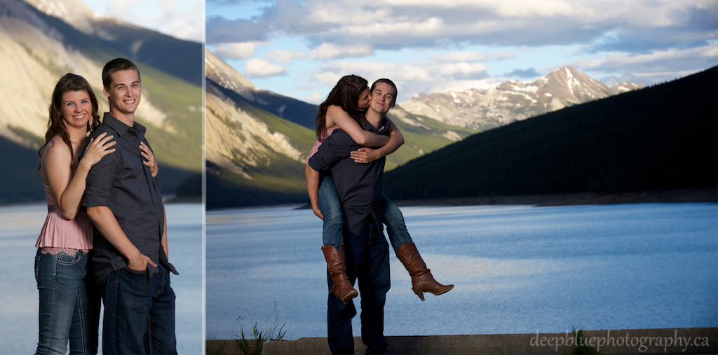Sunset Lake Engagement with Alannah and Roland