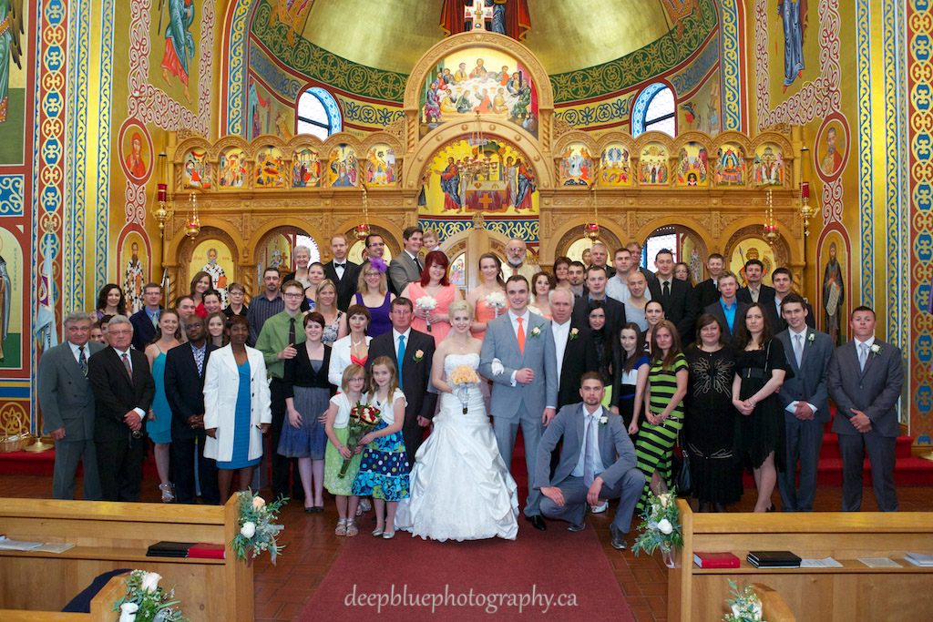 St George Ukrainian Catholic Parish Wedding Group Wedding Picture