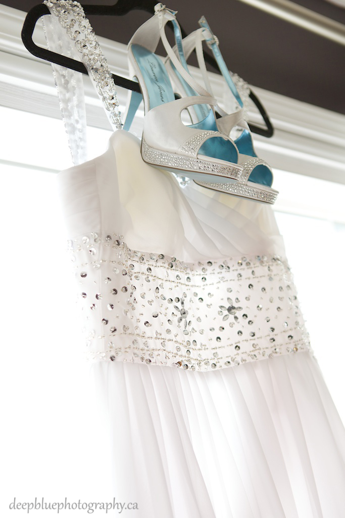 Photo of Bridal Gown and Shoes