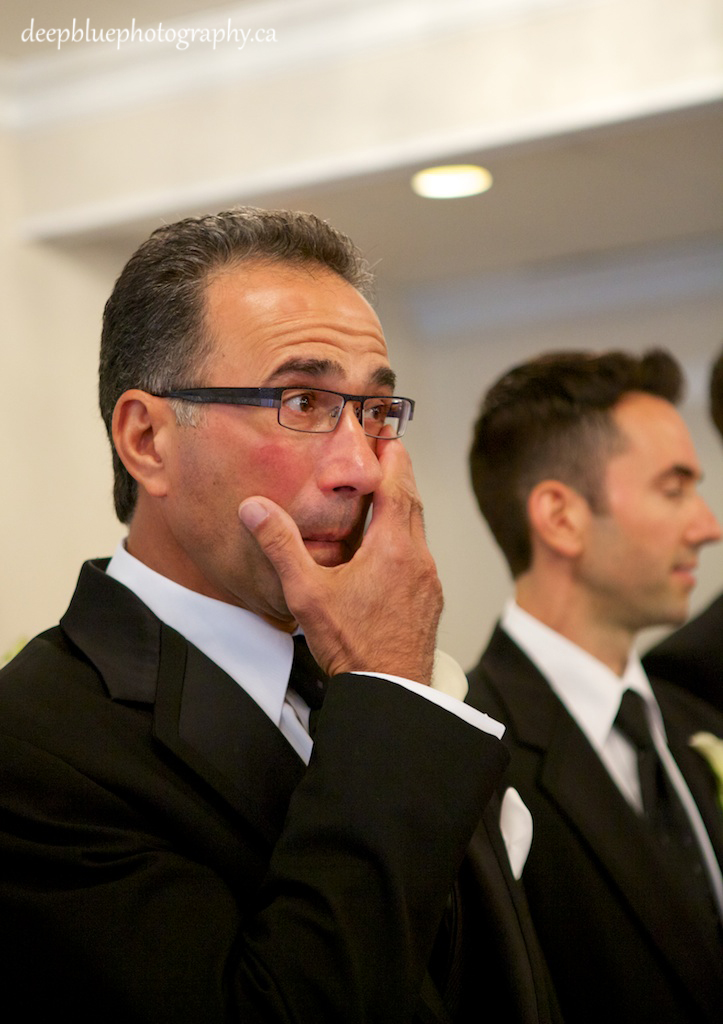 Pasquale Seeing Krista Walk Down the Aisle