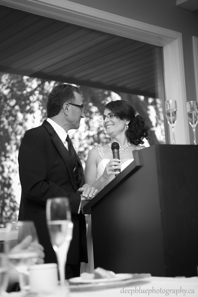Krista and Pasquales Heartfelt Speech At Their Edmonton Golf And Country Club Wedding