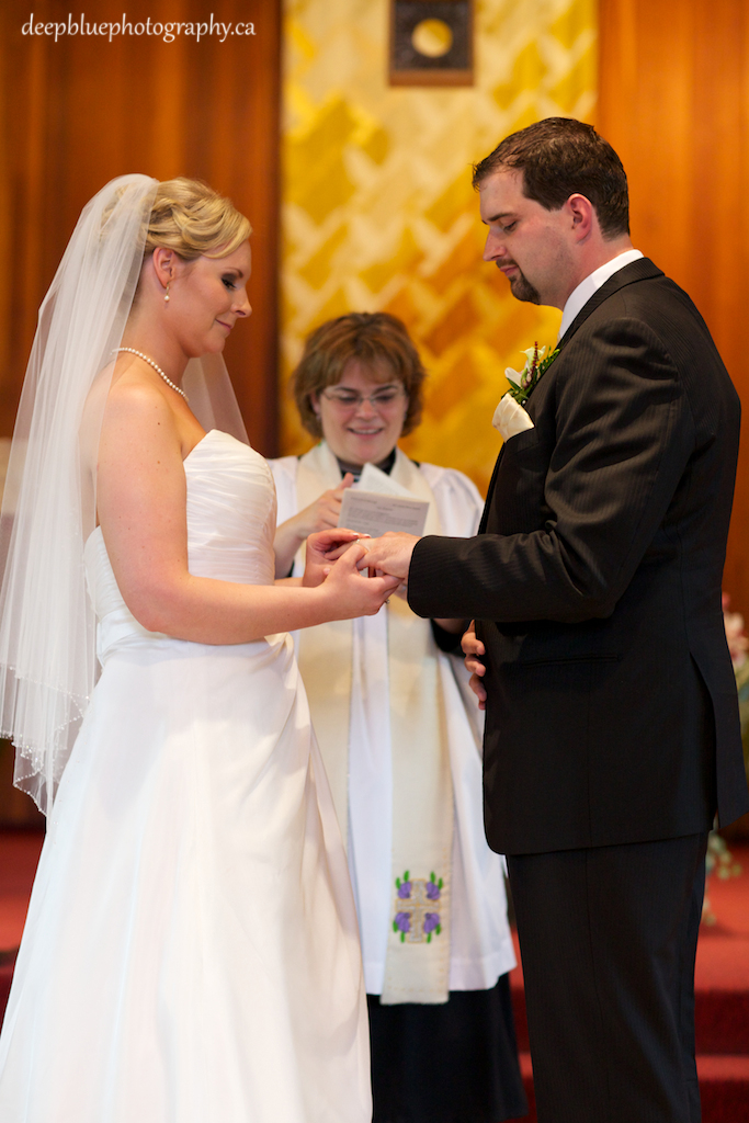 Photo of Couple Exchanging Rings