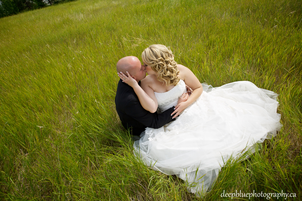 Andrea and Bobby Sitting in the Grass