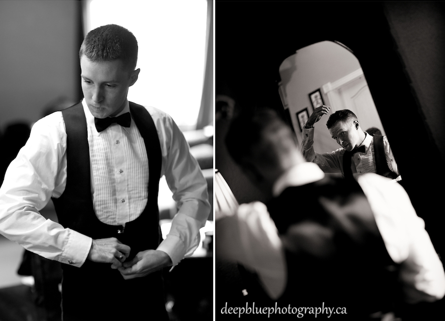 Photo of Groom Getting Ready