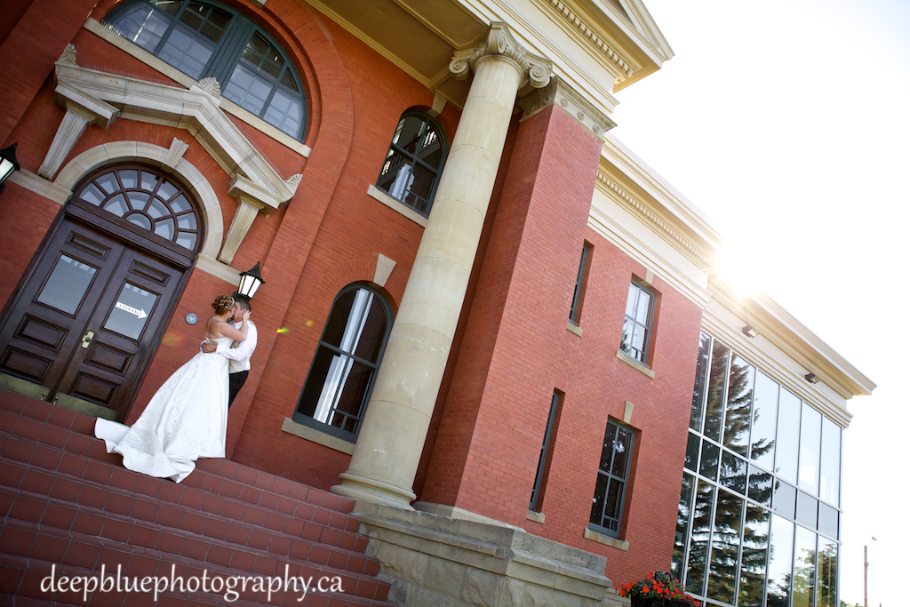 Bride And Groom In Wetaskiwin Wedding Photography