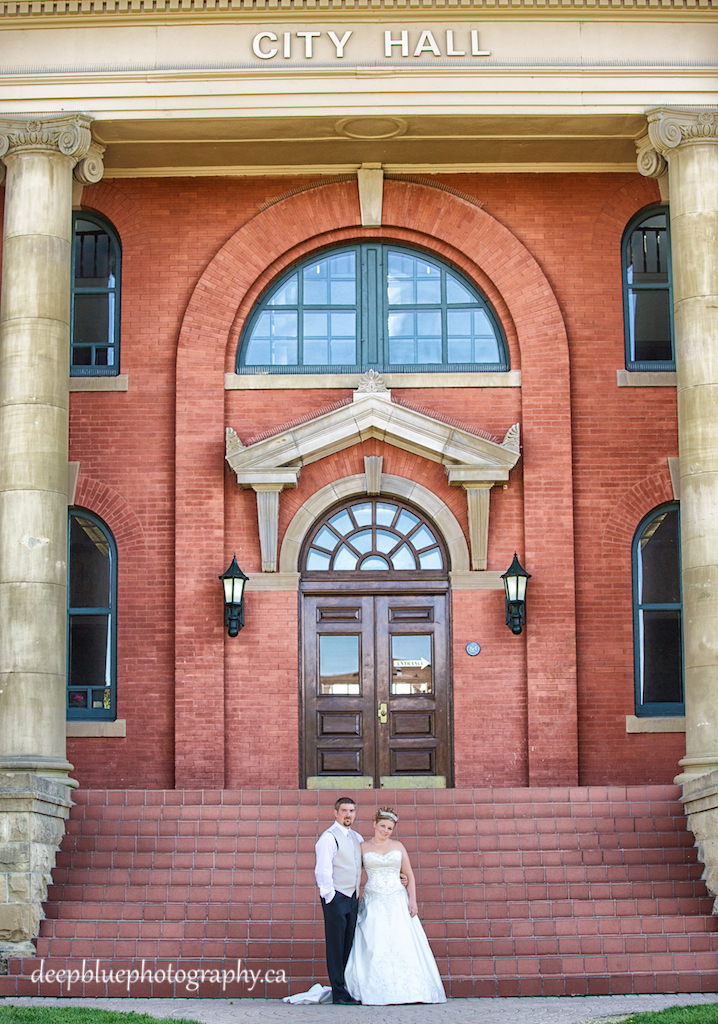 Wetaskiwin Wedding Photography At City Hall