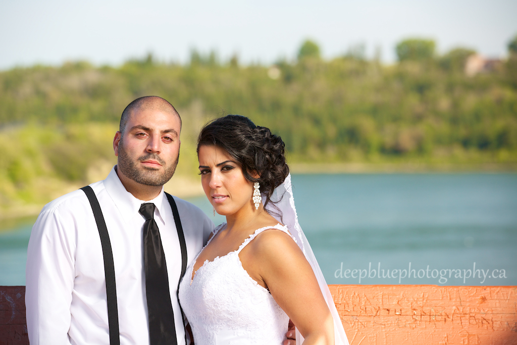 River Valley Wedding Portrait of Danielle and Faisal