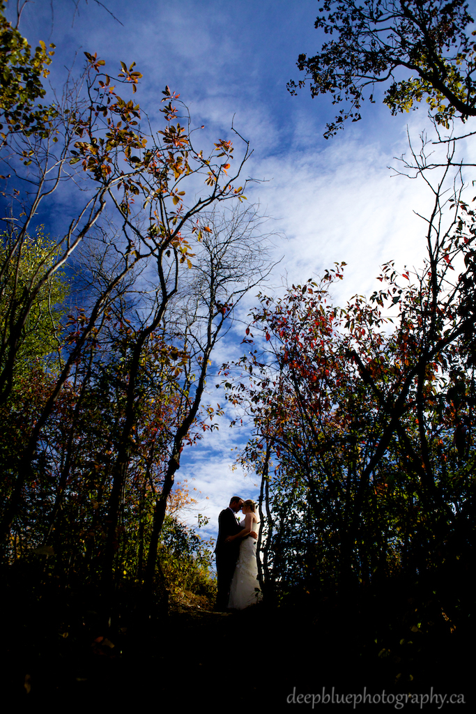 Autumn Wedding Portrait Edmonton