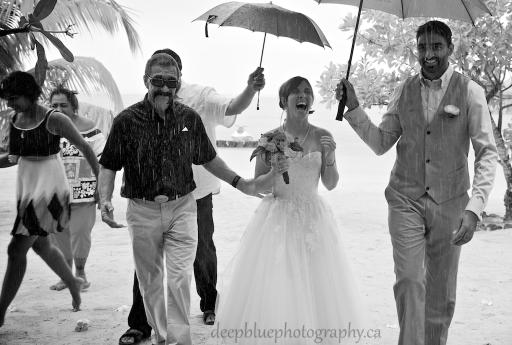 Destination Wedding in the Rain