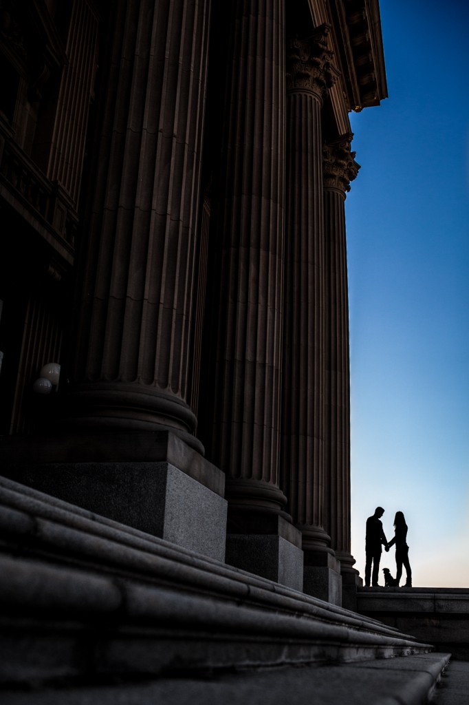 Silhouette Engagement Photos