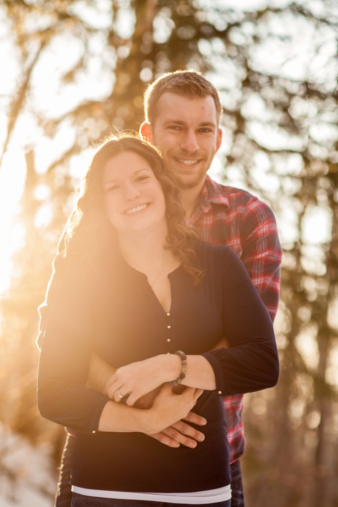 Winter Engagement Photos Edmonton