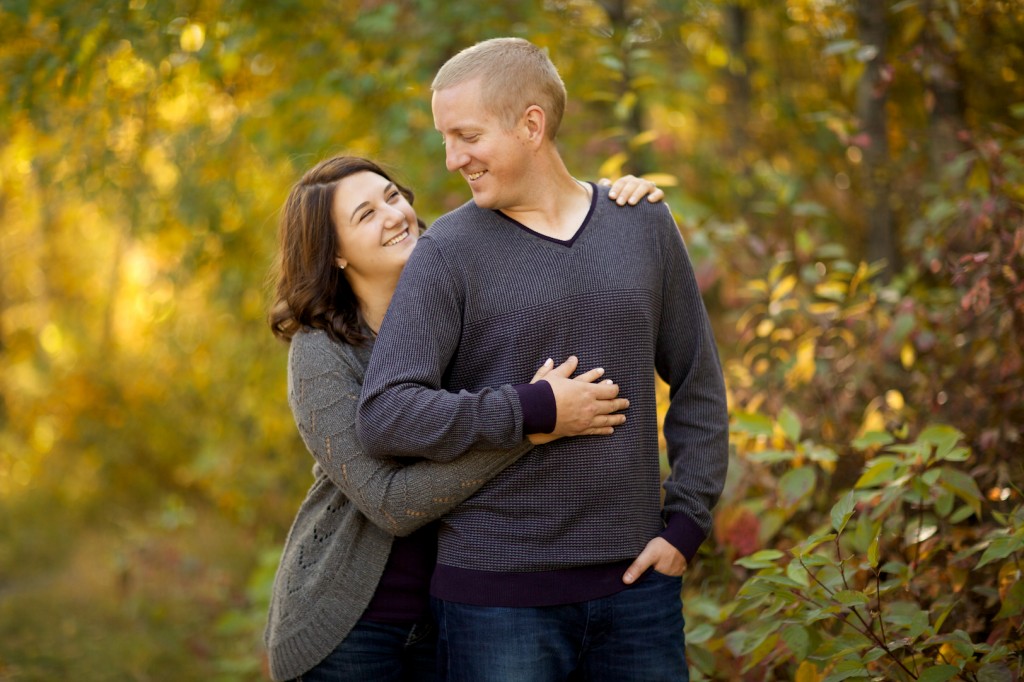 Engagement Photos In Mill Creek Ravine Edmonton