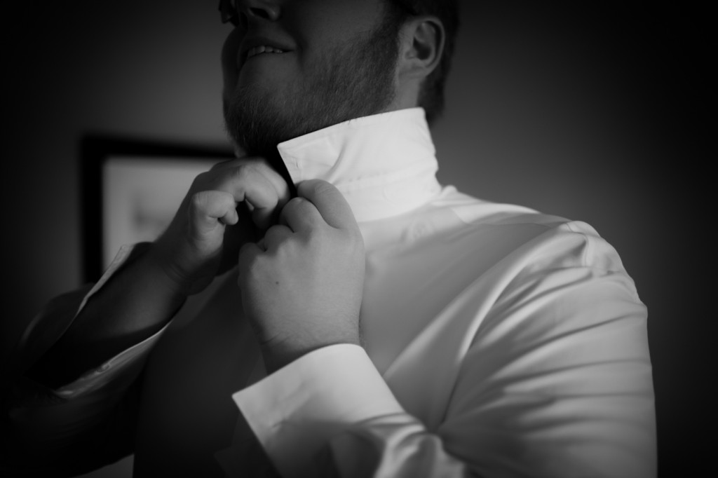 Photo of Groom Getting Ready