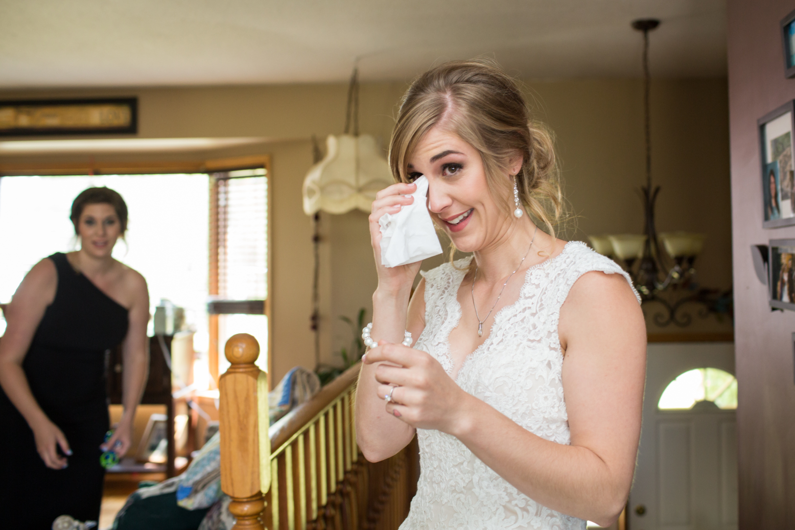 Photo of Bride Before First Look