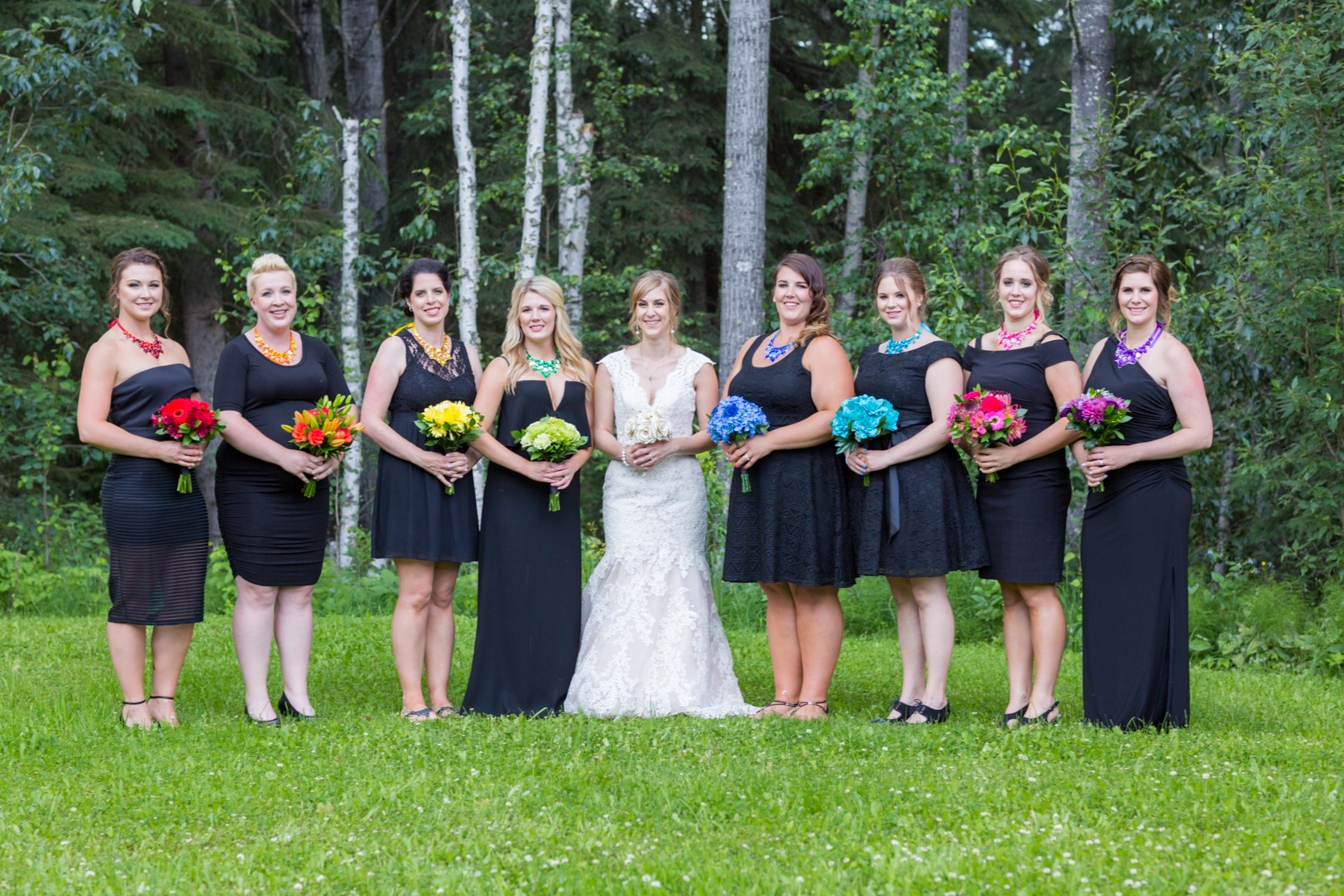 Photo of Bride with Bridesmaids