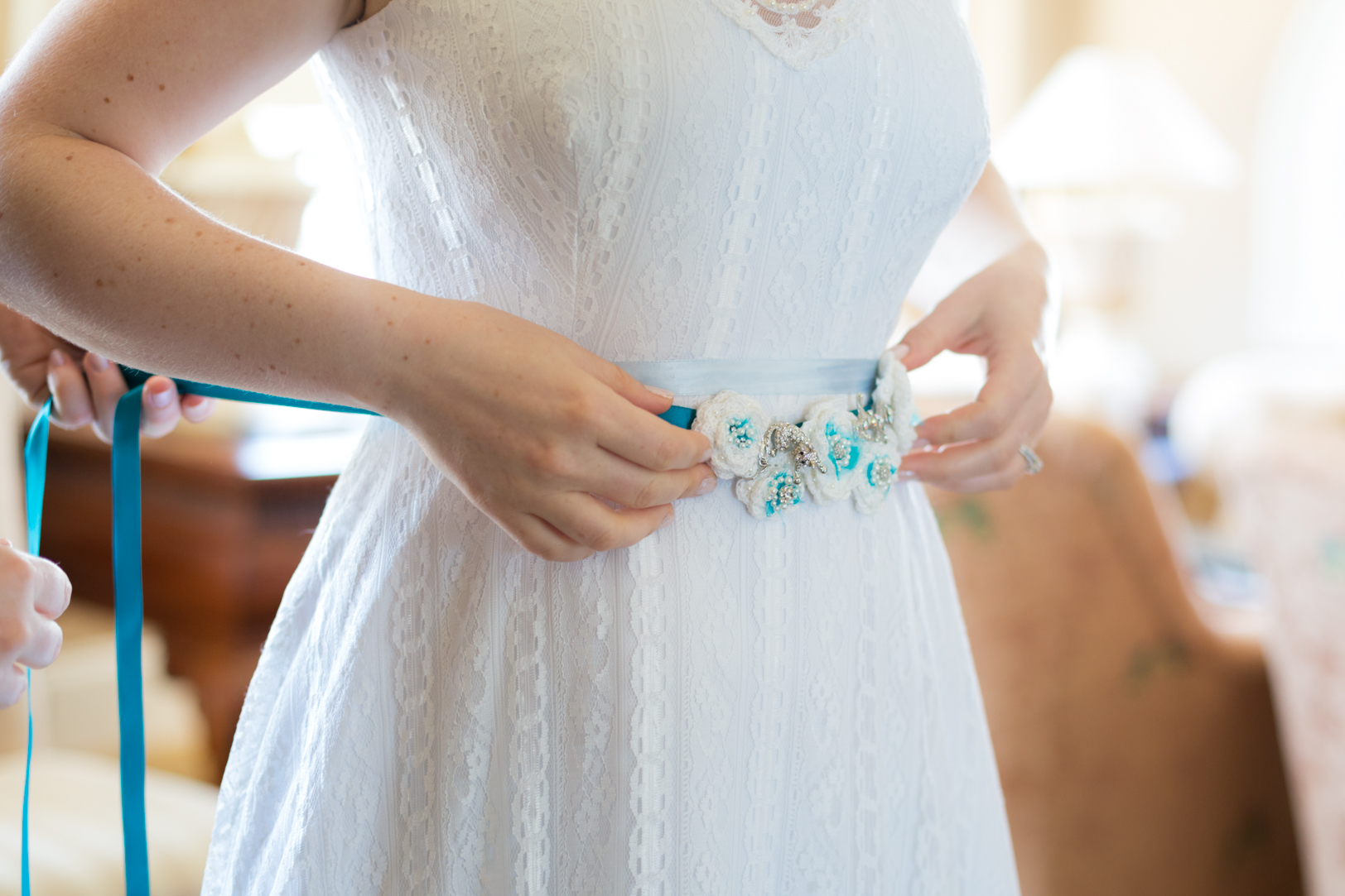 Crochet Wedding Dress Belt