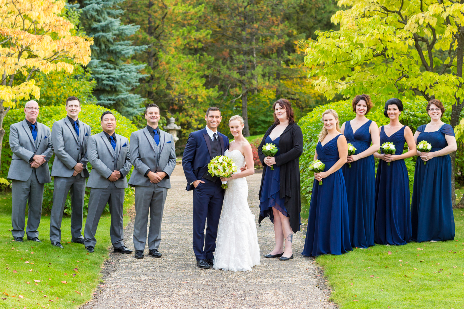 Devonian Botanic Gardens Wedding - Bridal Party Photos
