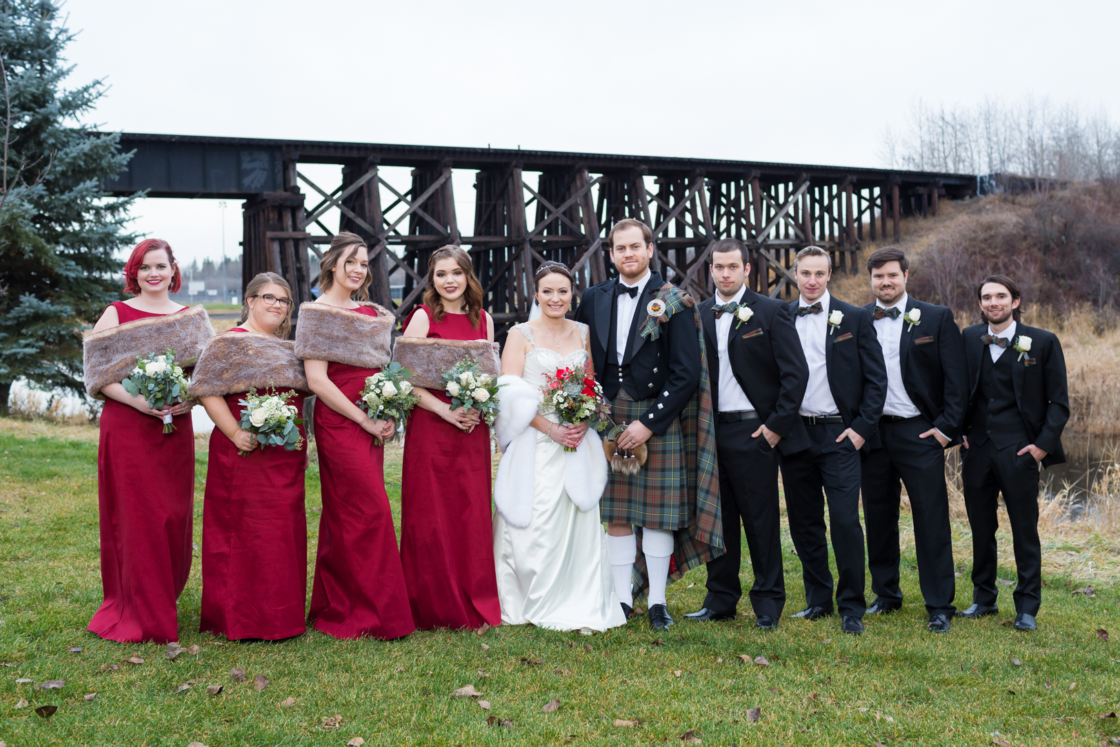 Autumn Wedding in Edmonton