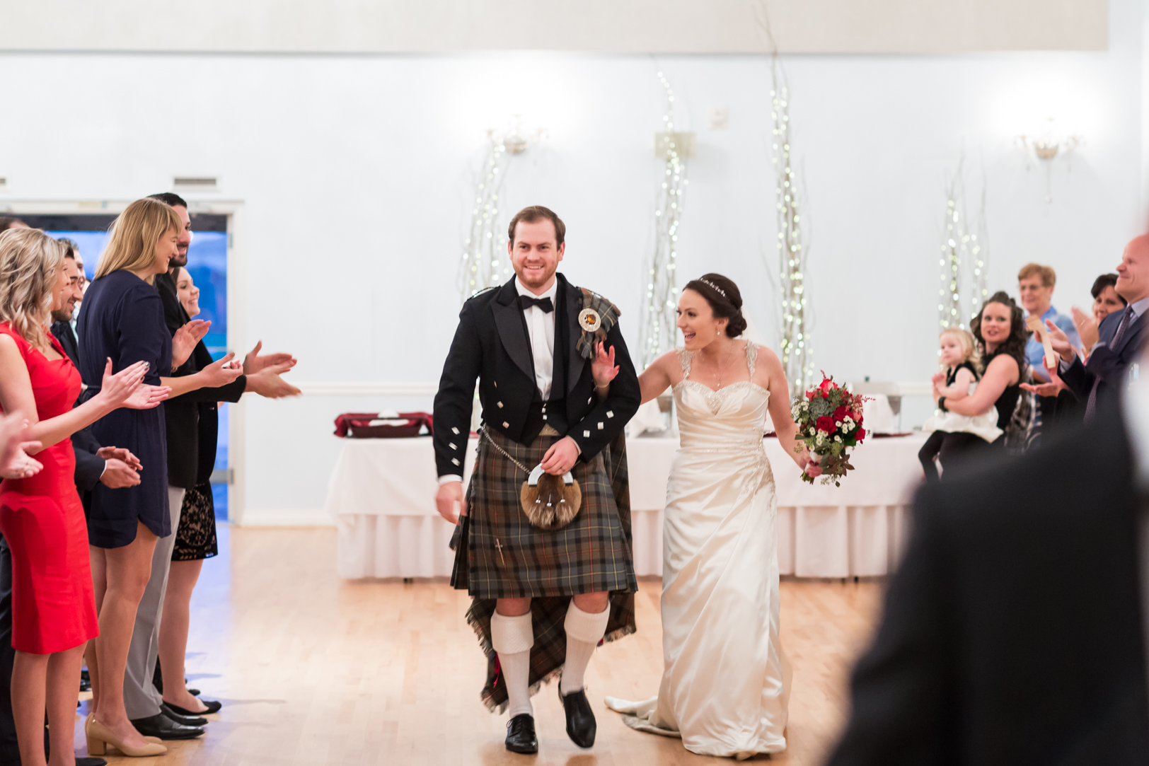 scottish wedding procession