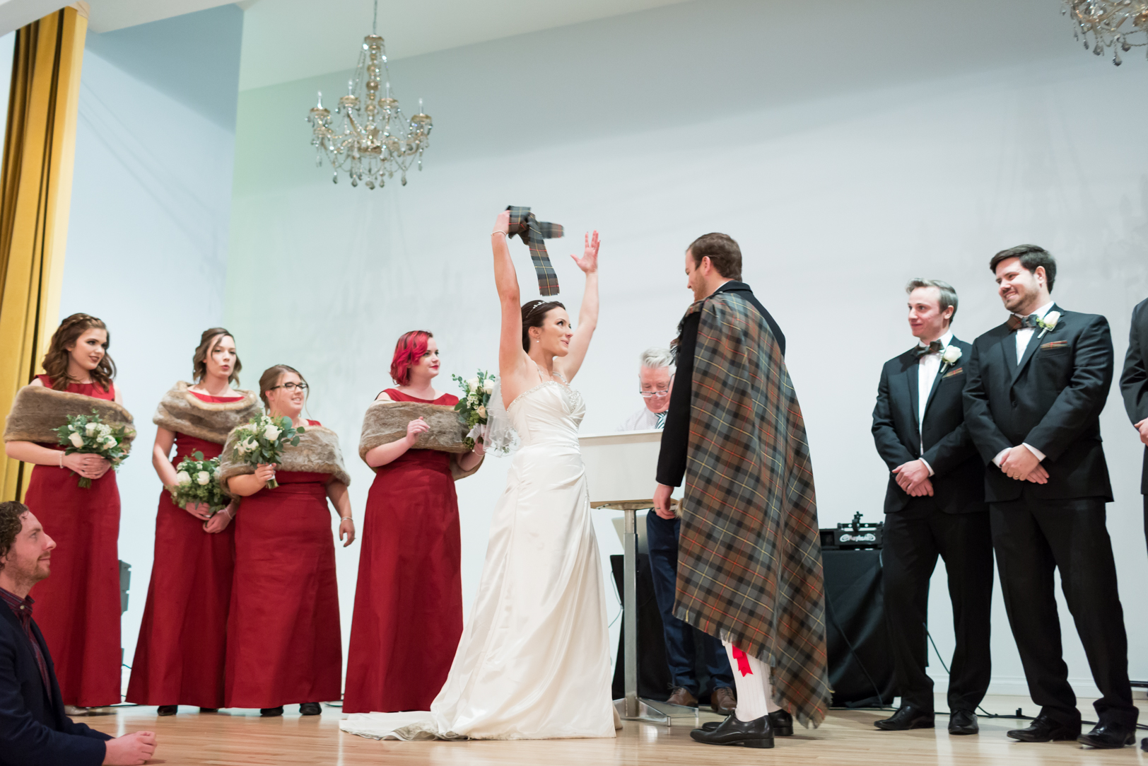 fun wedding ceremony photo