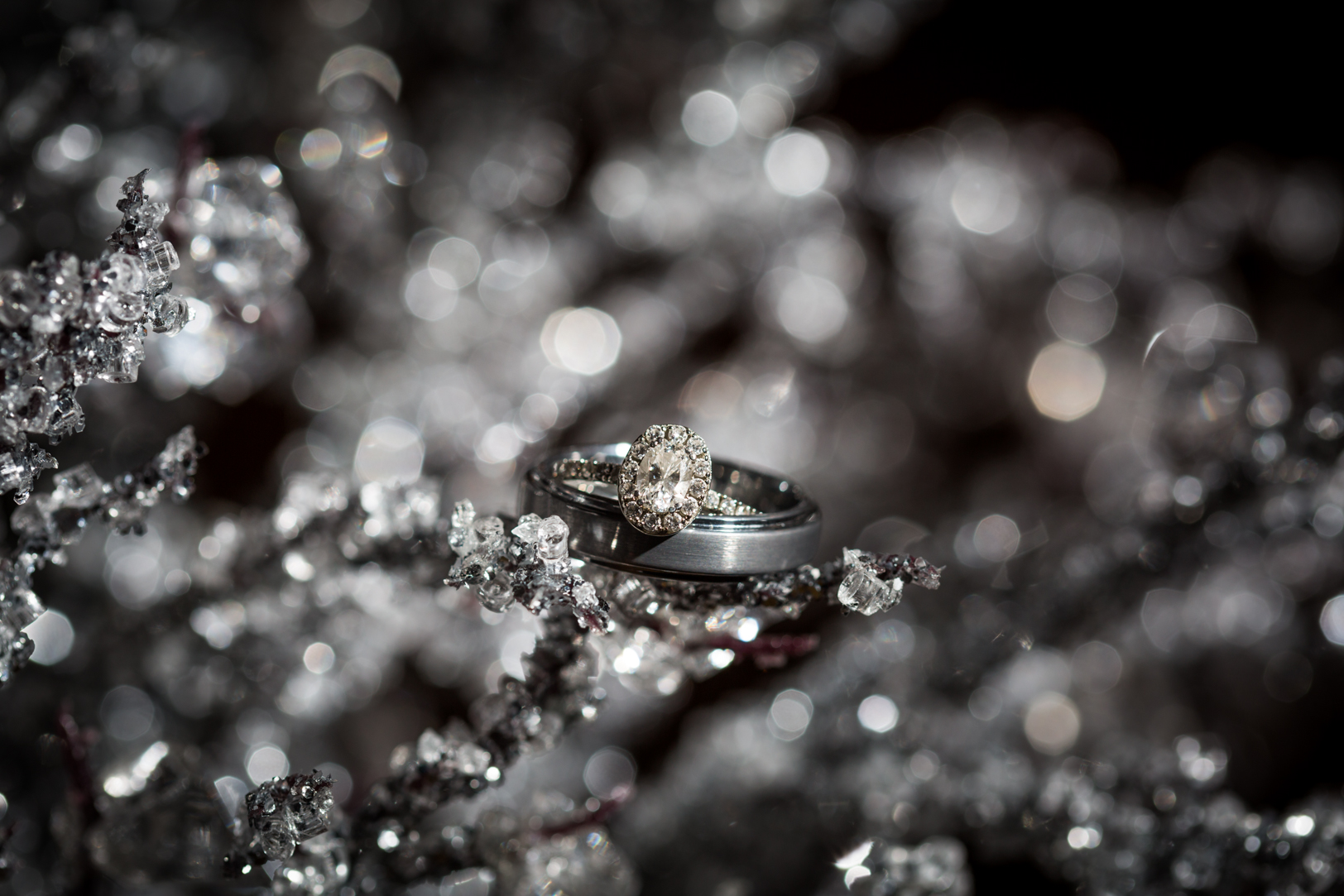 Detail Photo of Wedding Rings