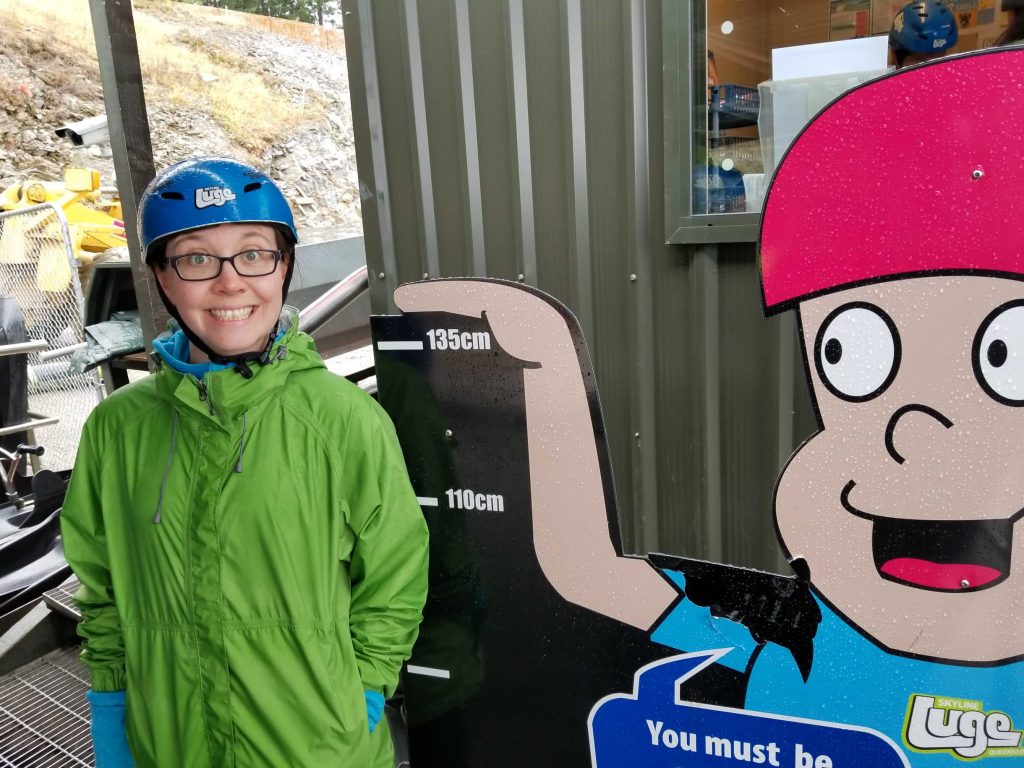 Queenstown luge track height restriction