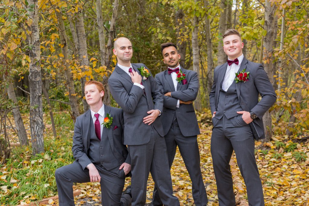 fun groomsmen portrait