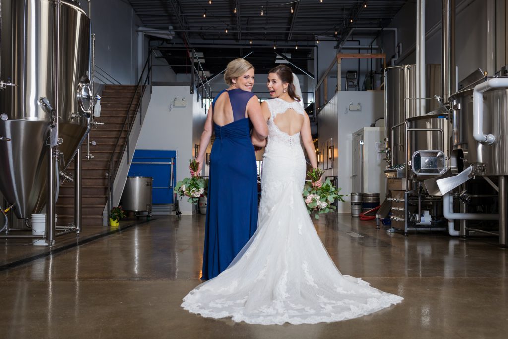 brewery wedding photos