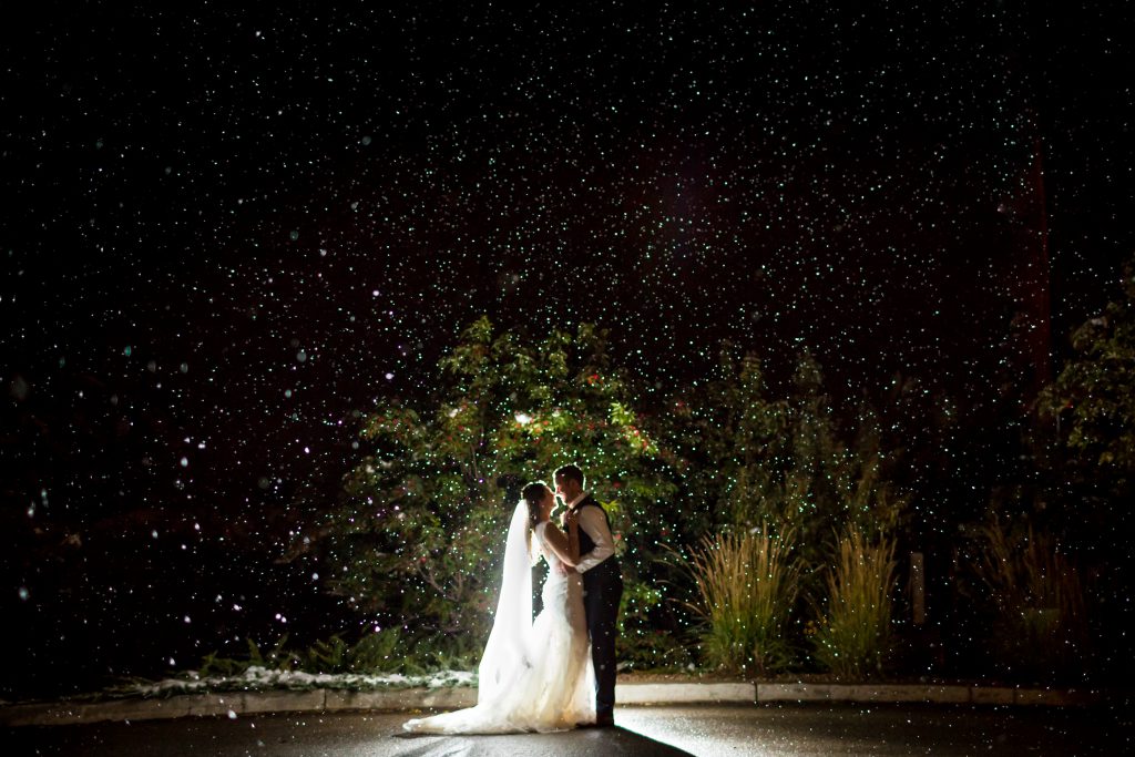 night wedding photos