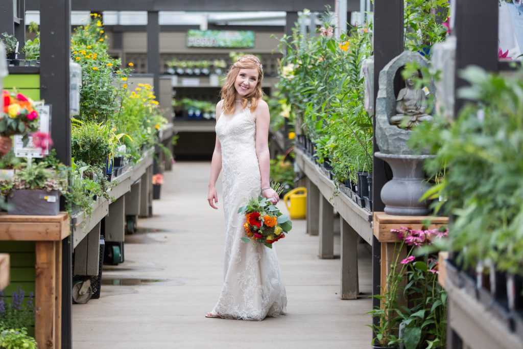 greenland greenhouse wedding photo