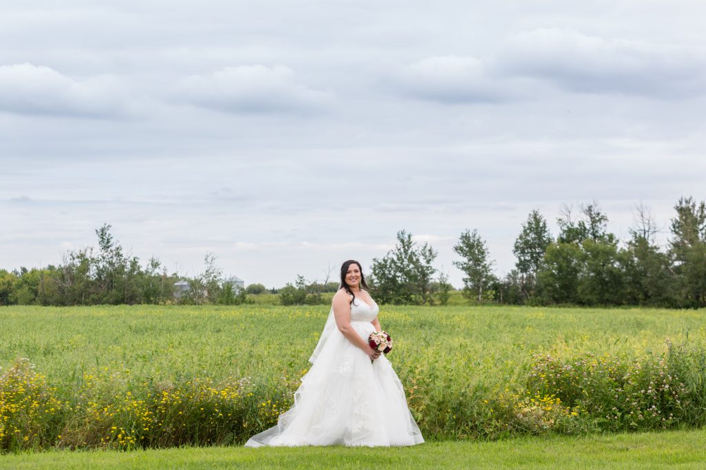 country bridal portraits