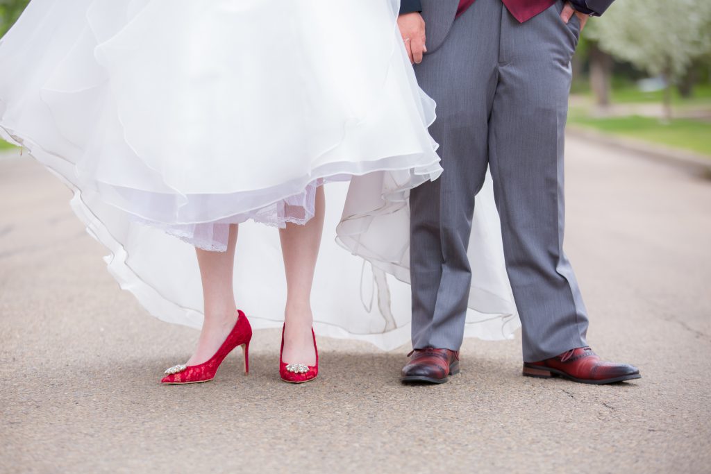 wedding shoe detail photo